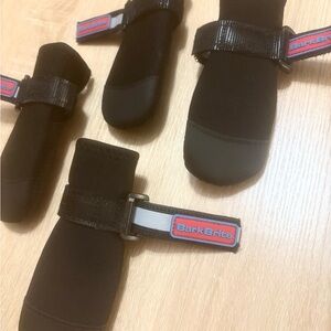 Bark Brite All-Weather Reflective Neoprene Dog Boots Size Small Waterproof New